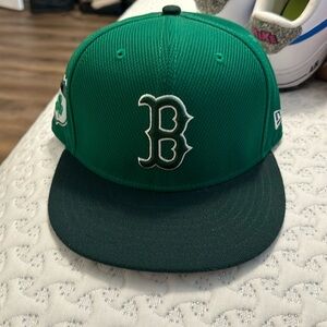 Boston RedSox Celtics patch Green Fitted 7 1/2